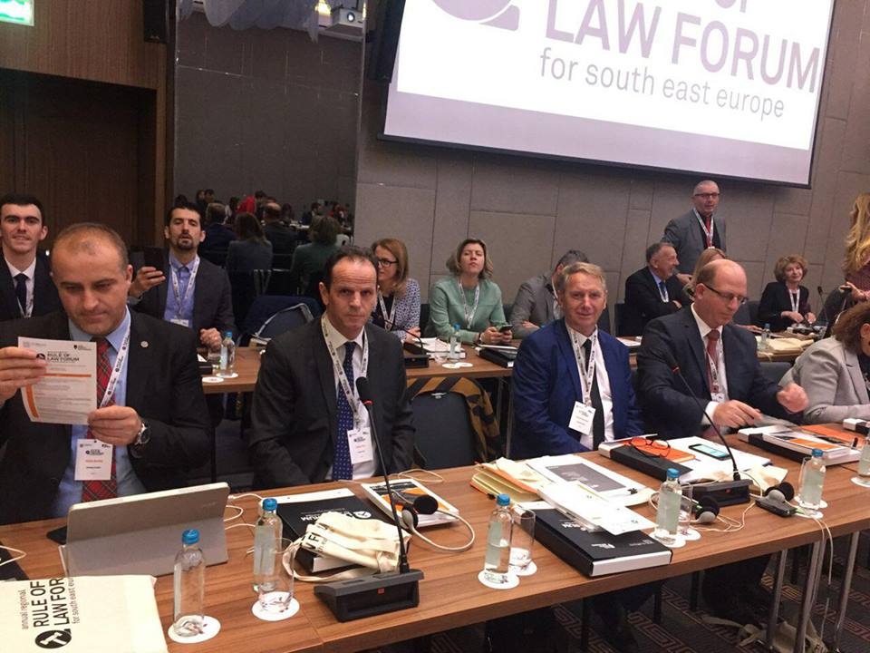Kreu i Supremes, Enver Peci, pjesëmarrës në Forumin e pestë rajonal mbi Sundimin e Ligjit në Evropën Juglindore