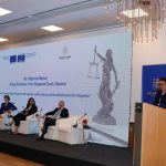 Konferenca ndërkombëtare në Tiranë, U.D. kryetarja Memaj shpalosë rolin e gjyqësorit në Kosovë drejt integrimit në BE